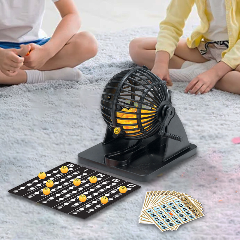 Party Games Entertainer - Bingo Lottery Machine Cage sweepstake for