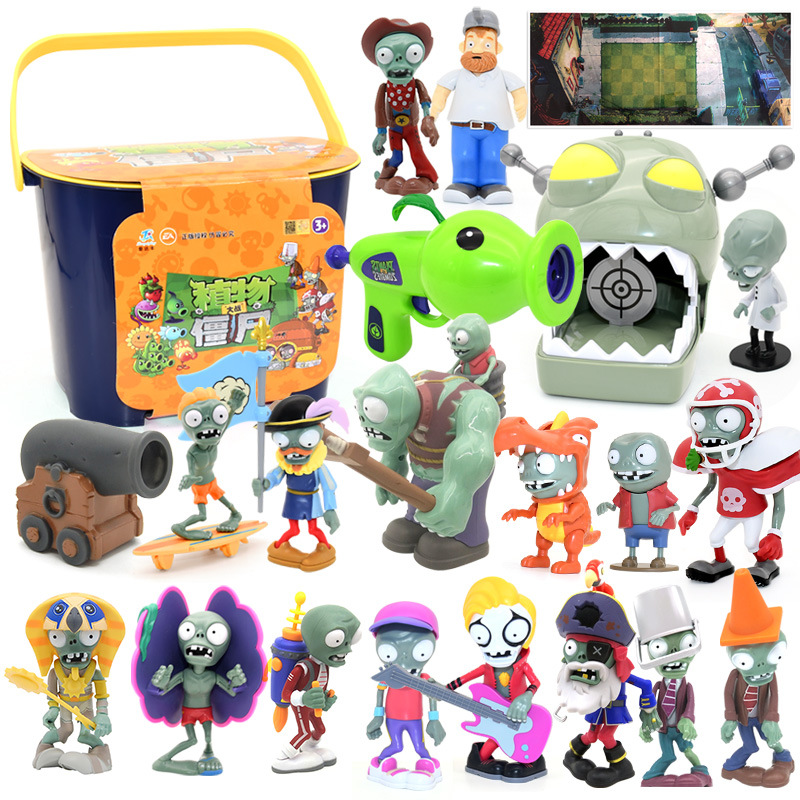 Zombie Party Games - 18pcs Mainan Plants Vs. Zombies 2