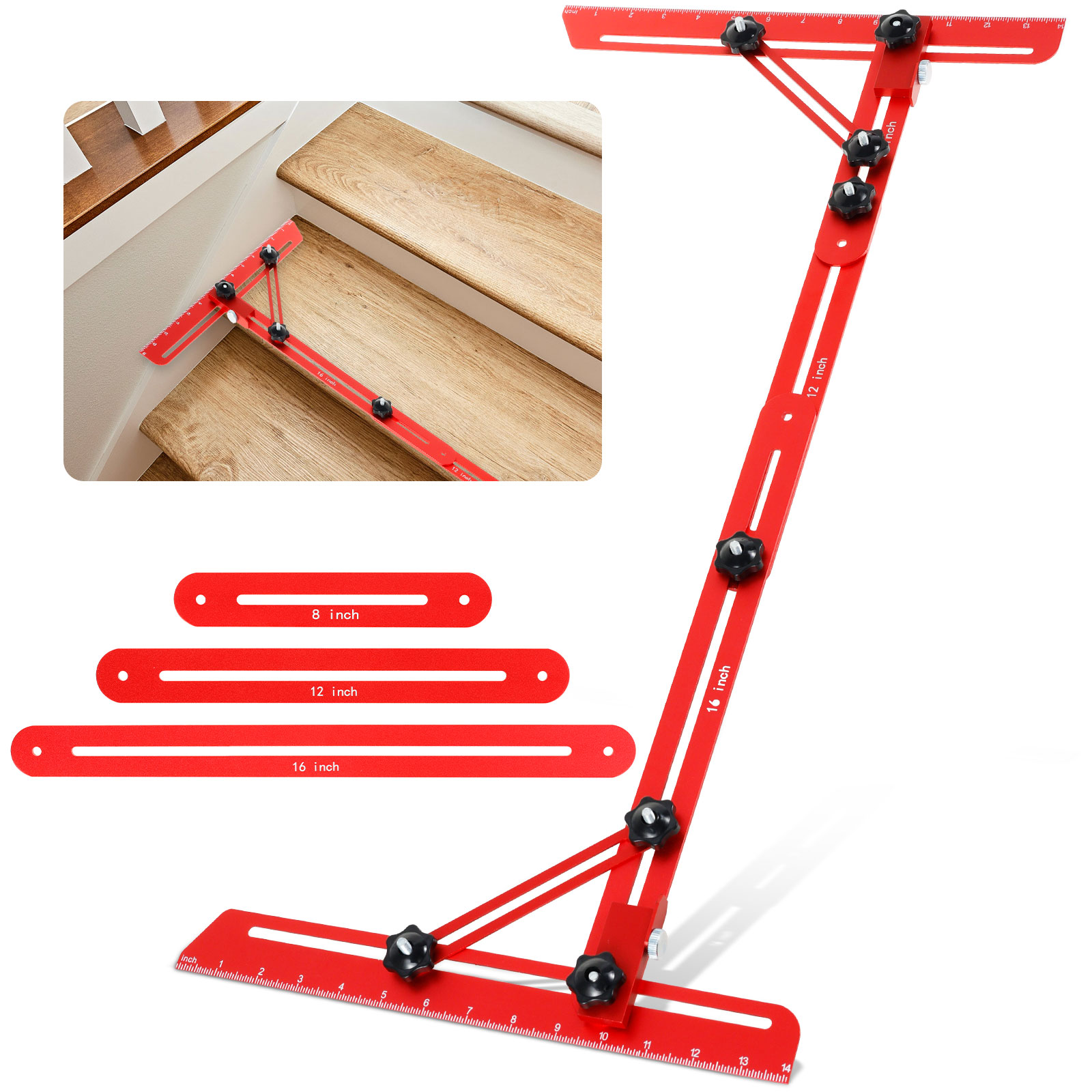 Ladder Toss Set - Alat Templat Tapak Tangga Aluminium Aloi