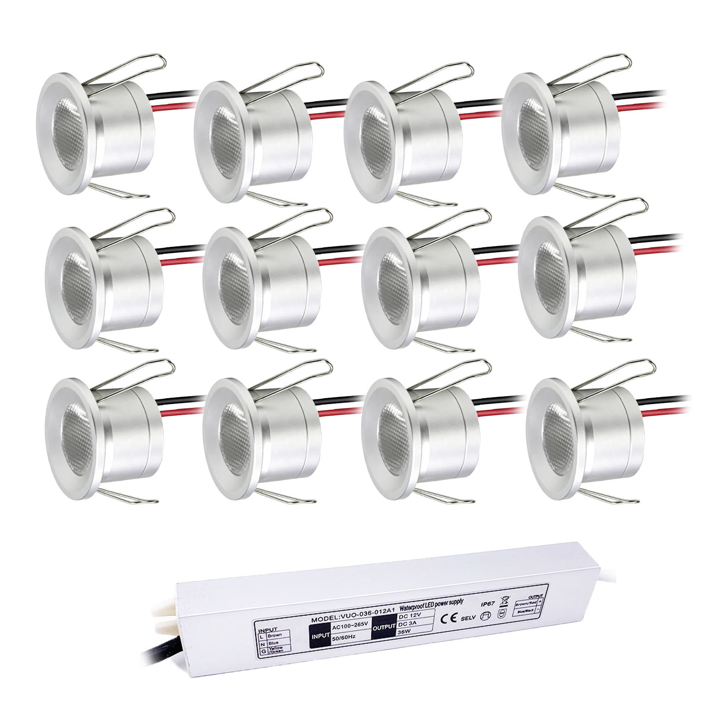 Ladder Toss Set - Set Lampu Sorot LED Mini Tersembunyi