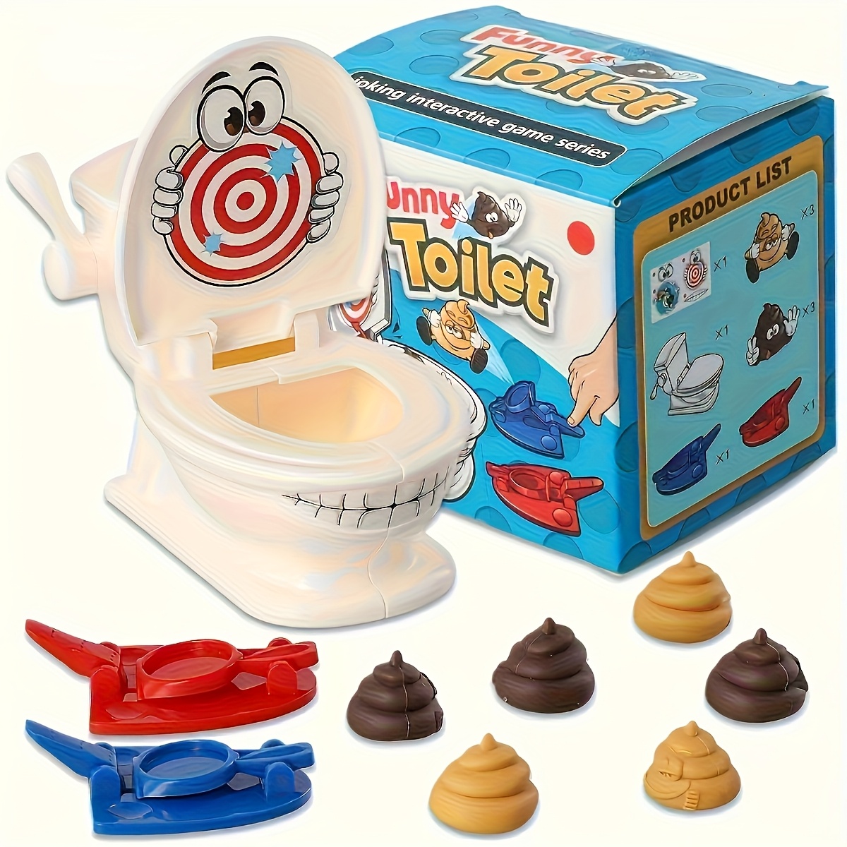Party Games Entertainer - Mainan Toilet Mini Anti Stres, Mainan
