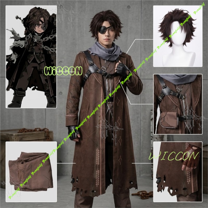 Wig Kostum Cosplay Vox Set Pak - Party Games Company ulasan dan harga