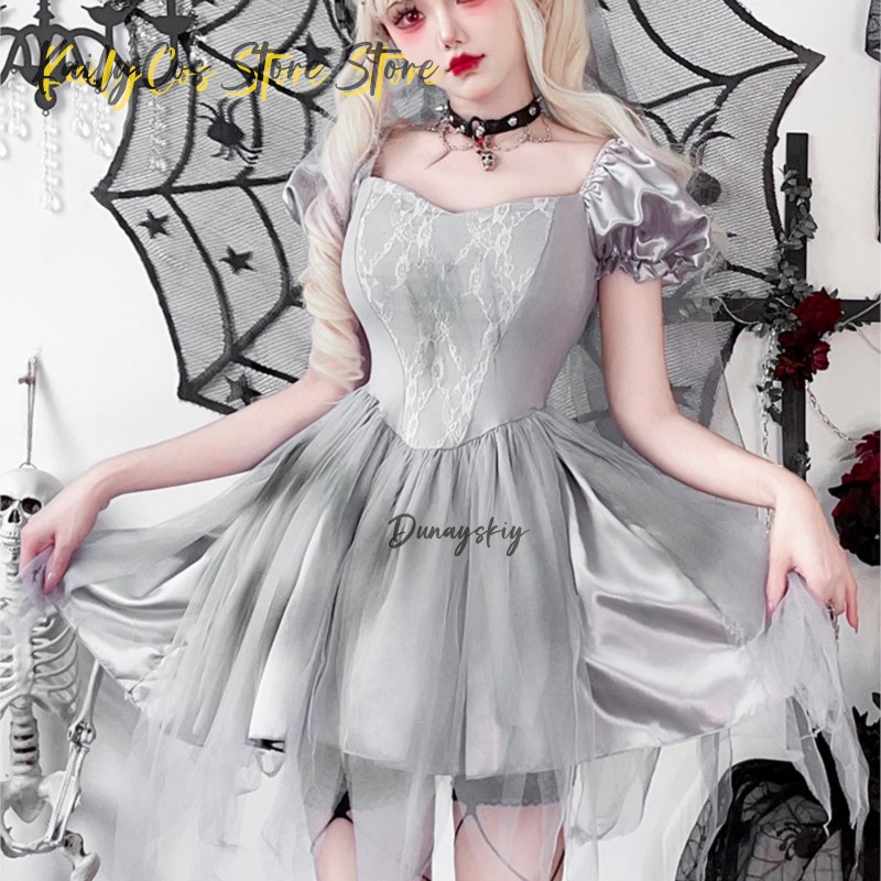 Kostum Cosplay Pengantin Hantu - Zombie Party Games ulasan dan harga