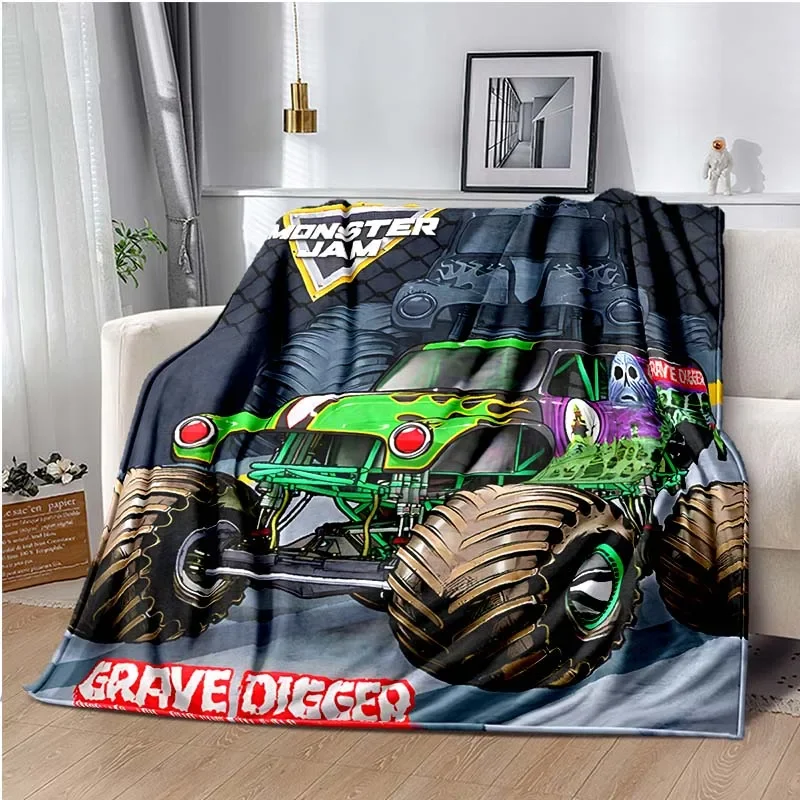 Selimut Sofa Monster Jam Grave - Hot Wheels Car Monster Trucks ulasan dan harga