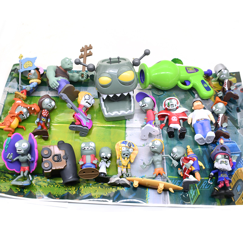 18pcs Mainan Plants Vs. Zombie - Zombie Party Games ulasan dan harga