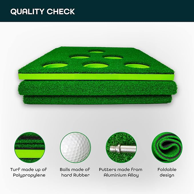 Set Permainan Golf Mat, Pelati - Party Games Golf ulasan dan harga