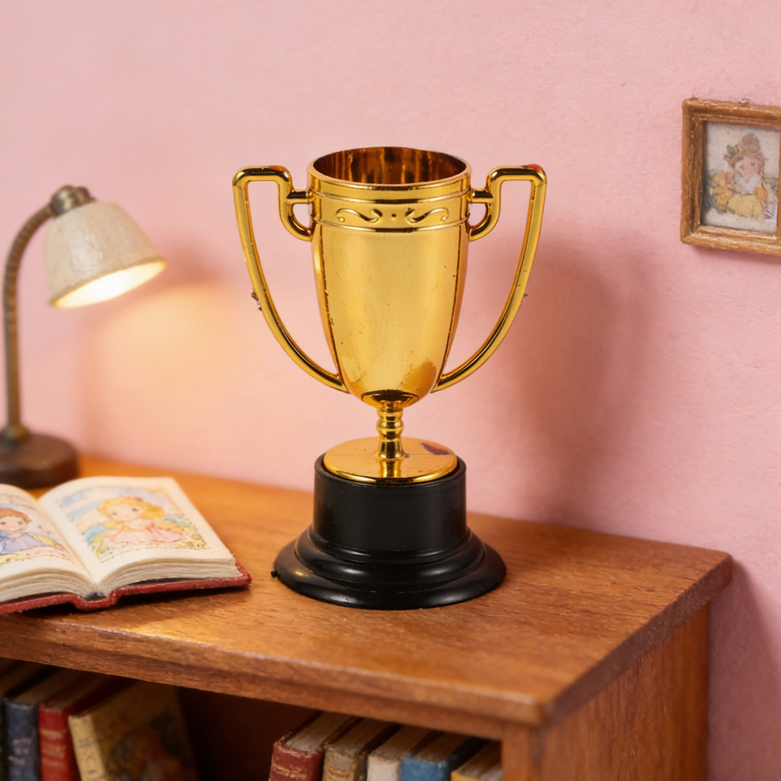 Piala Rumah Boneka Mini Berwar - Party Games Competition ulasan dan harga