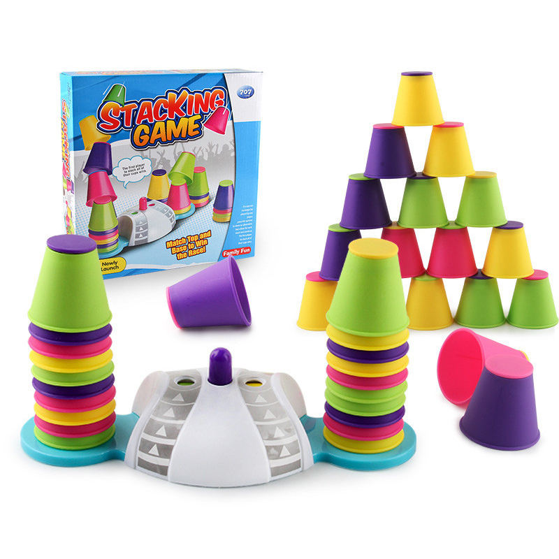 Cangkir lipat mainan olahraga  - Party Games Competition ulasan dan harga