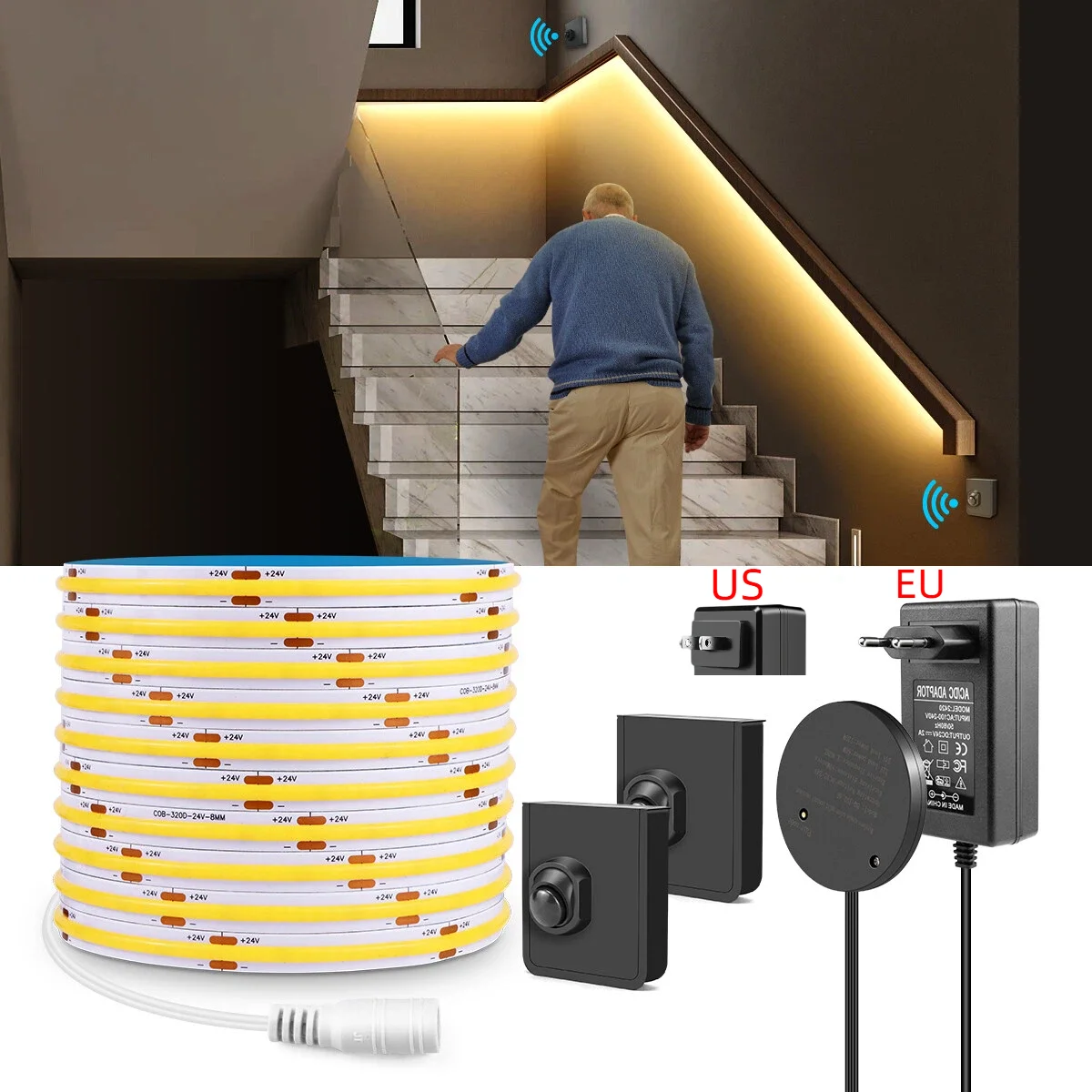 Sensor Gerak PIR Nirkabel Gand - Ladder Toss Set ulasan dan harga