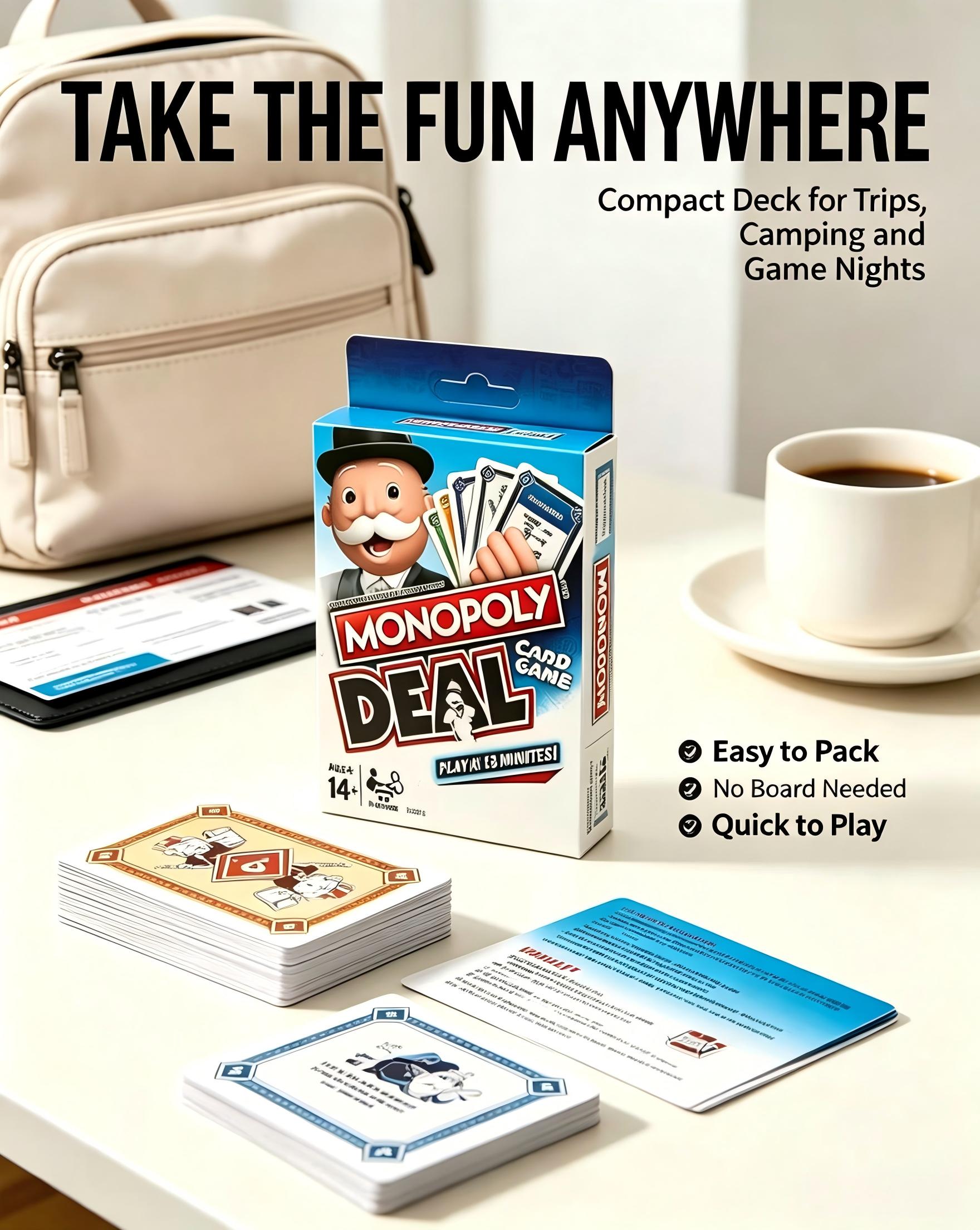 Permainan Kartu Monopoly Deal  - Hasbro Game Monopoly ulasan dan harga