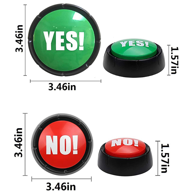 2Pcs Tombol Buzzer Ya Tidak de - Quick Games Party ulasan dan harga